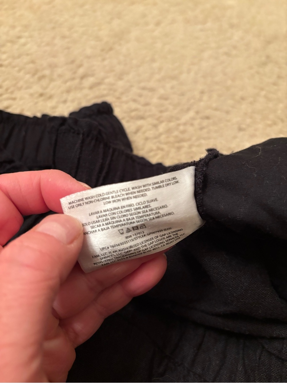 Gap basic linen shorts, L - Picture 3 of 9